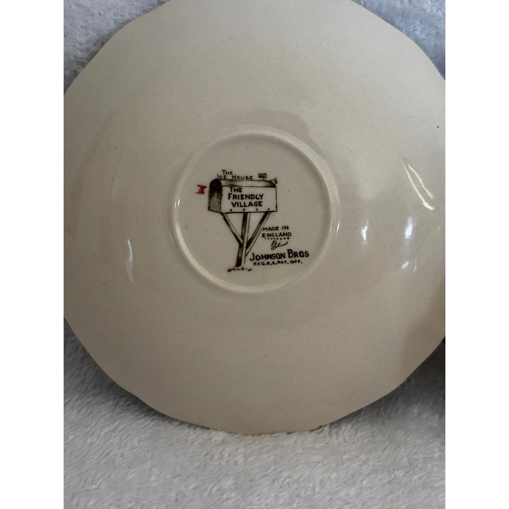 Johnson Brothers The Friendly Village The Ice House Tea Cup and Saucer Set - Picture 6 of 8